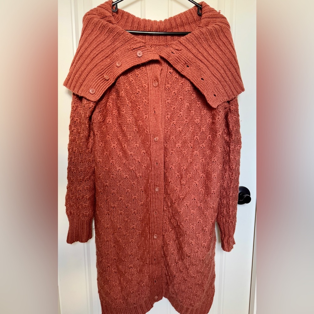 Anthropologie, Sparrow | Cowl Neck Sweater Dress